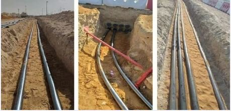 Electrical Cable Laying Work