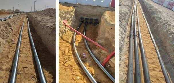 Electrical Cable Laying Work